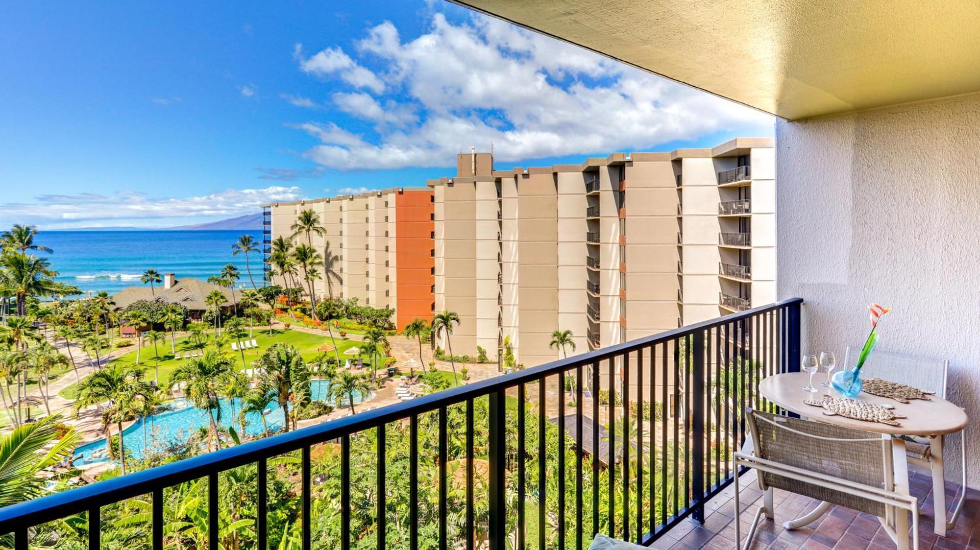 Maui Westside Presents: Kaanapali Shores 733 Stunning Ocean Views New Listing Lahaina Bagian luar foto